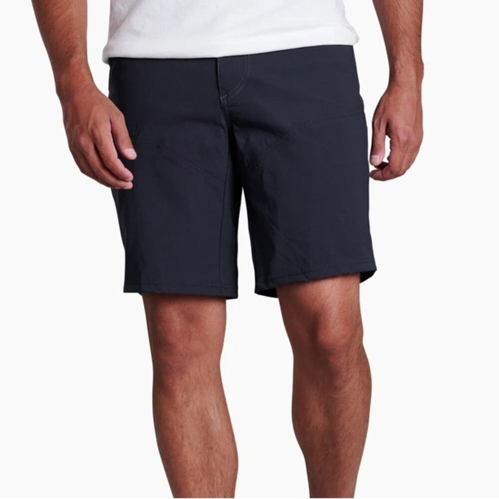 KUHL MEN’S RENEGADE SHORT in KOAL GREY / BLACK SIZE 32
